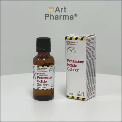 Art Pharma KI Solution® 1 oz. (30 mL) Liquid Potassium Iodide Inverted