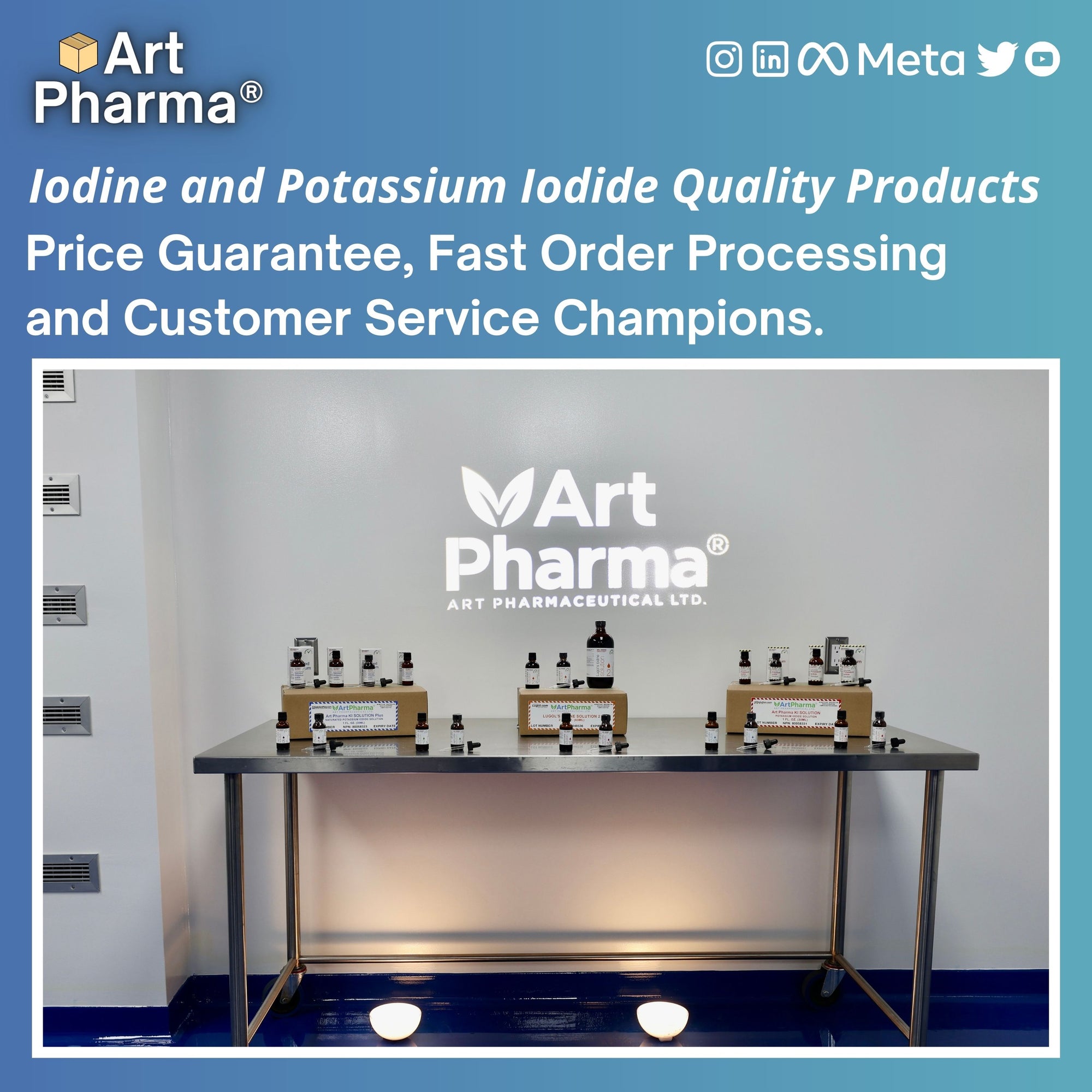 Art Pharma® Quality Iodine and Potassium Iodide Products
