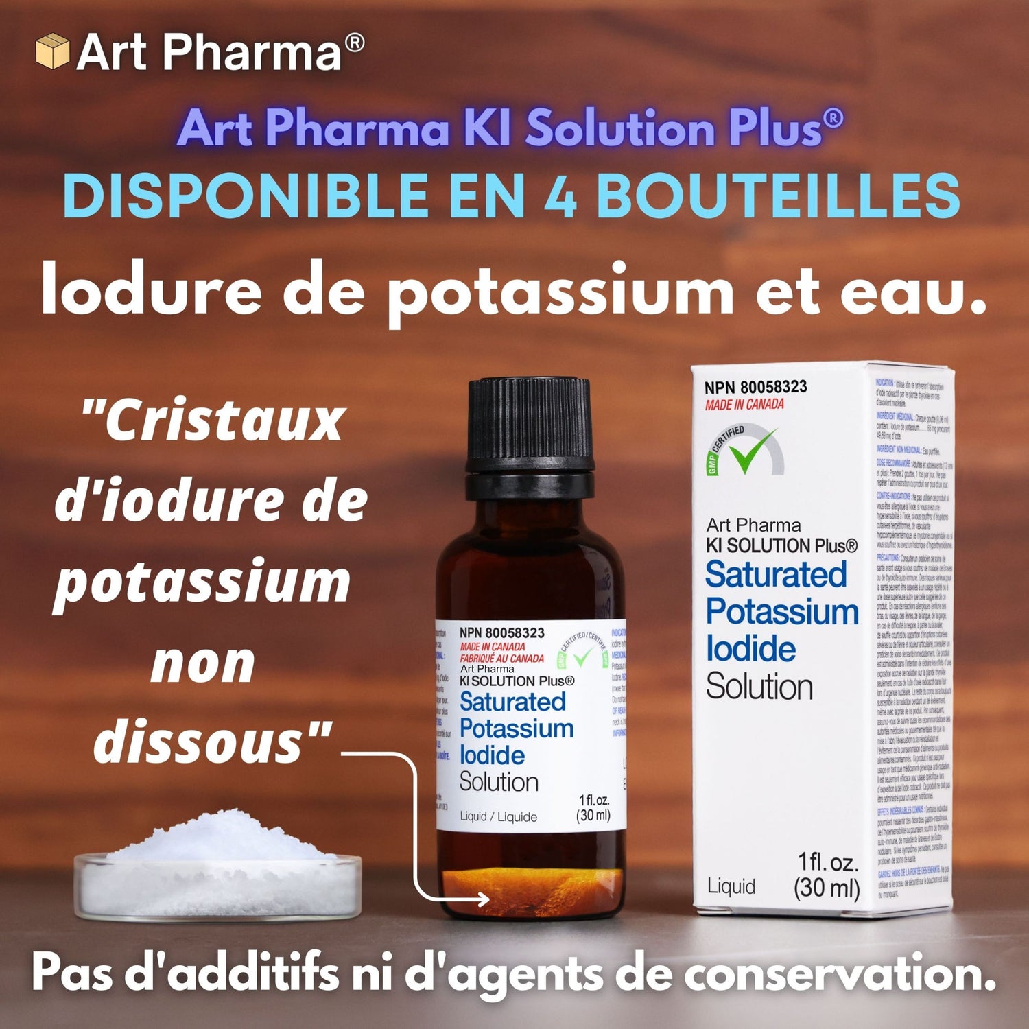 Art Pharma KI Solution Plus Undissolved Crystals