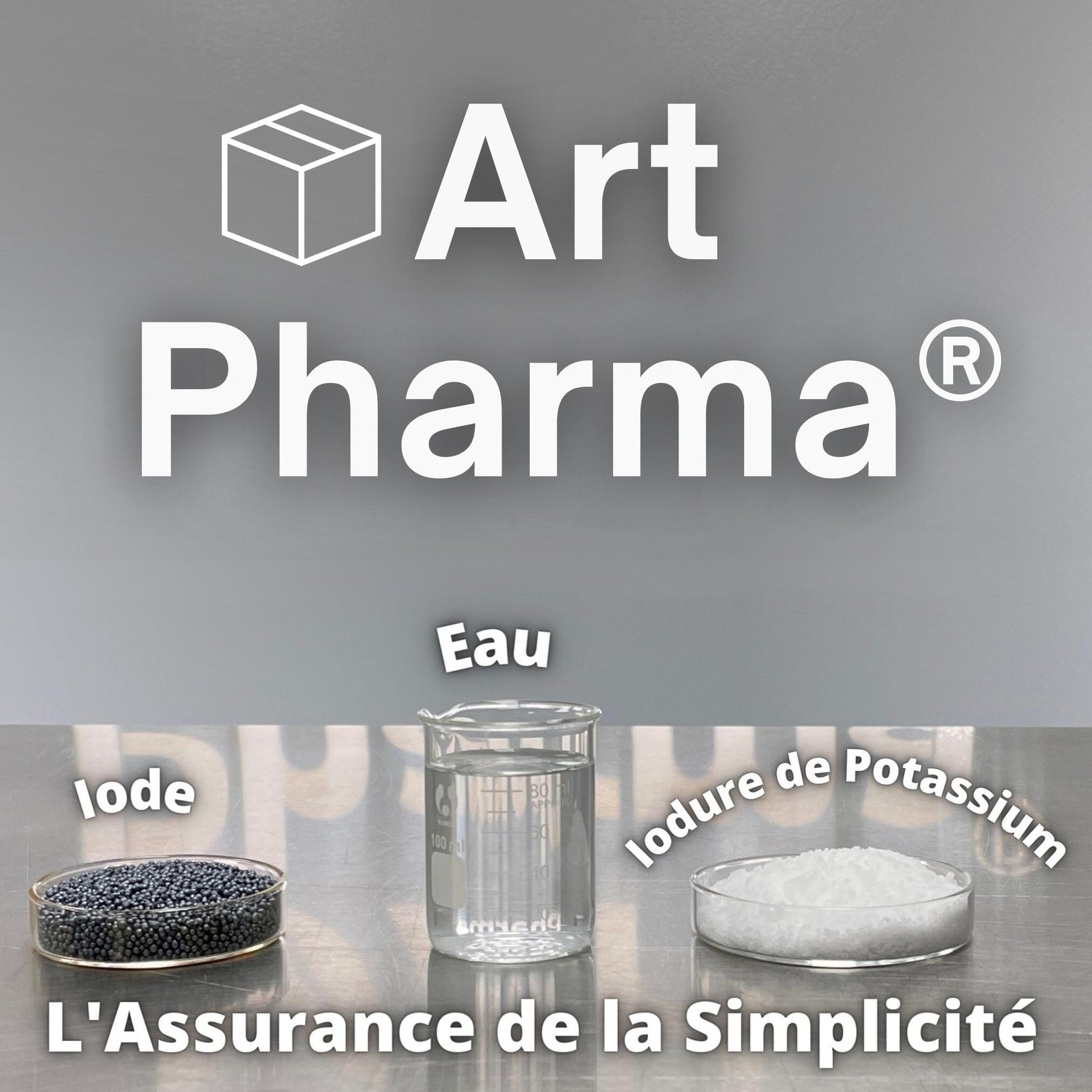 Art Pharma® Soluté d'Iode Lugol Simplicité de l'Iode et l'Iodure de Potassium